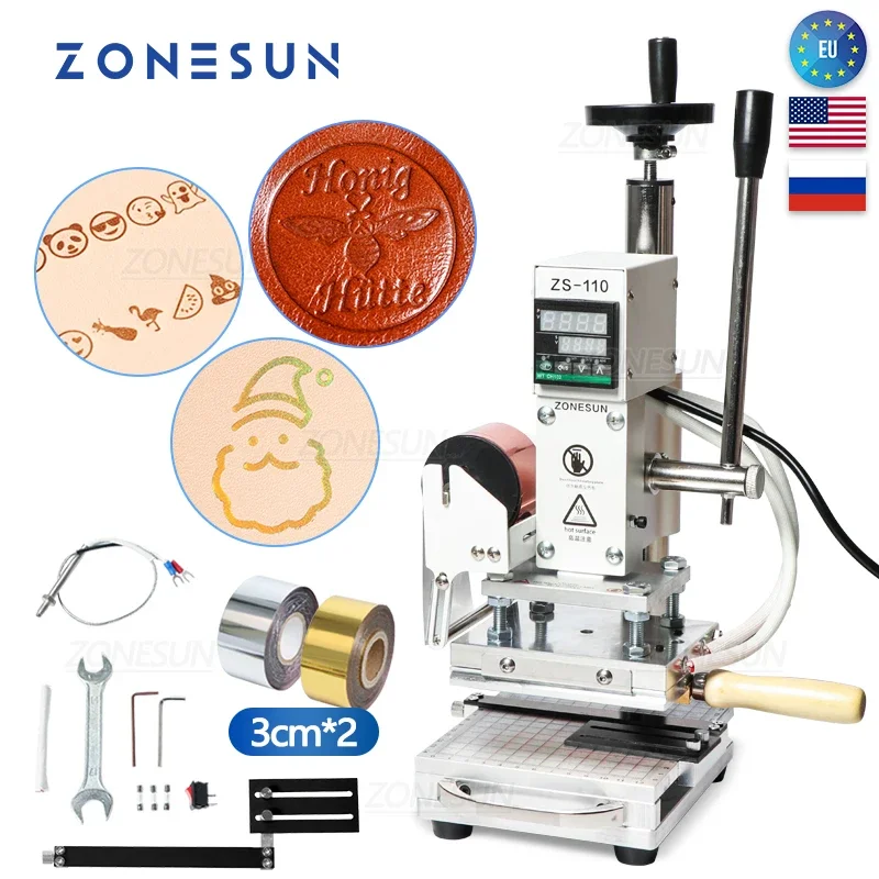 Leatherwork Vise - ZONESUN ZS110 Hot Foil Stamping Bronzing
