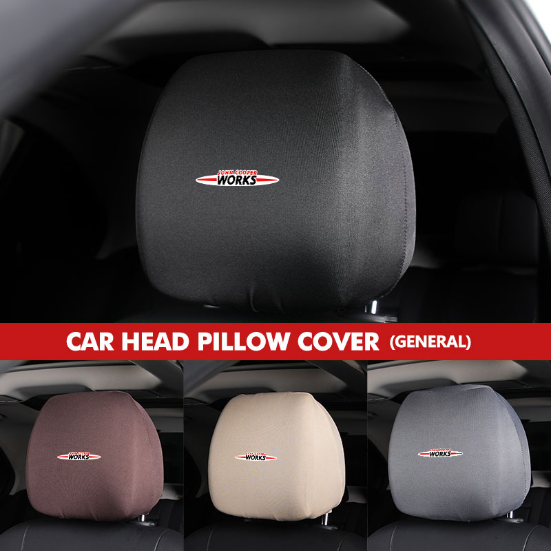 Leather Work For Car - For MINI Car Seat Headrest Cover