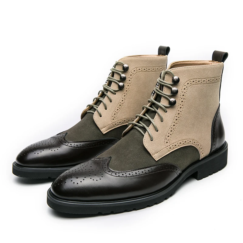 Retro Black High Top Men's Bro - Leather Work Dress のレビューと価格