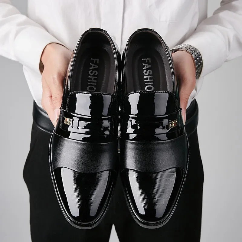 Leather Shoes for Men Wedding  - Leather Work Dress のレビューと価格