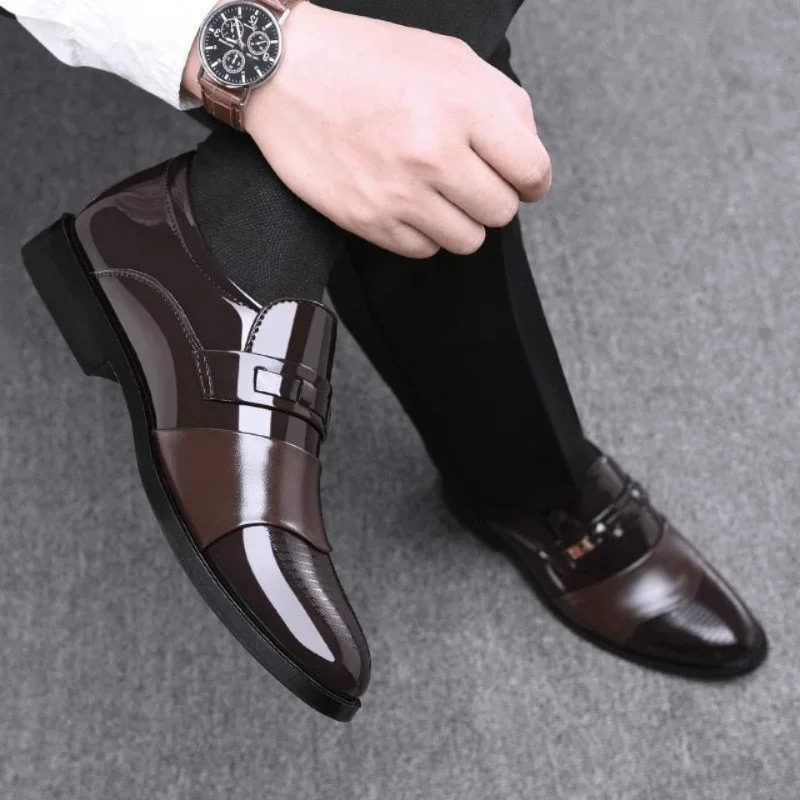 Leather Shoes for Men Wedding  - Leather Work Dress のレビューと価格