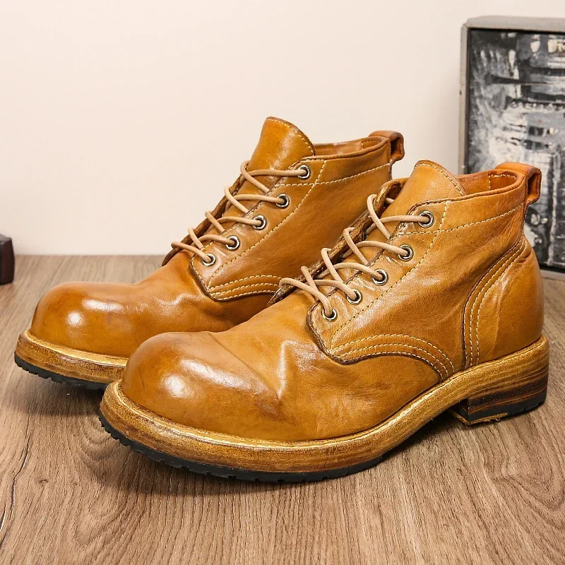 Goodyear-Boots Leather Shoes M - Leather Work Dress のレビューと価格