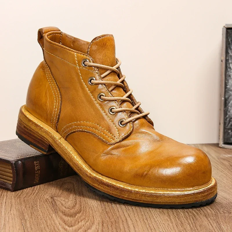 Goodyear-Boots Leather Shoes M - Leather Work Dress のレビューと価格
