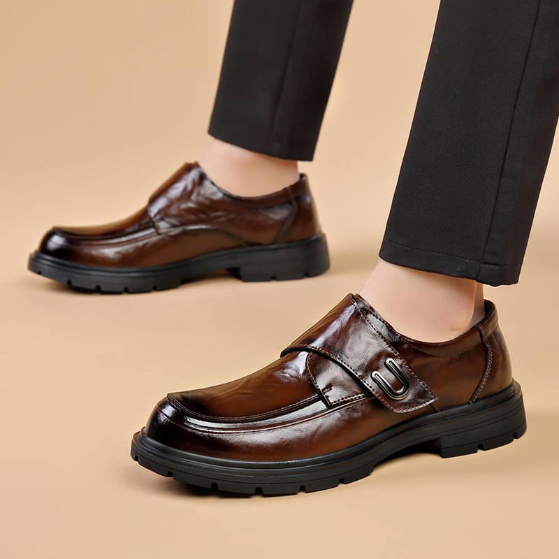 Slip on Business men's leather - Leather Work Dress のレビューと価格