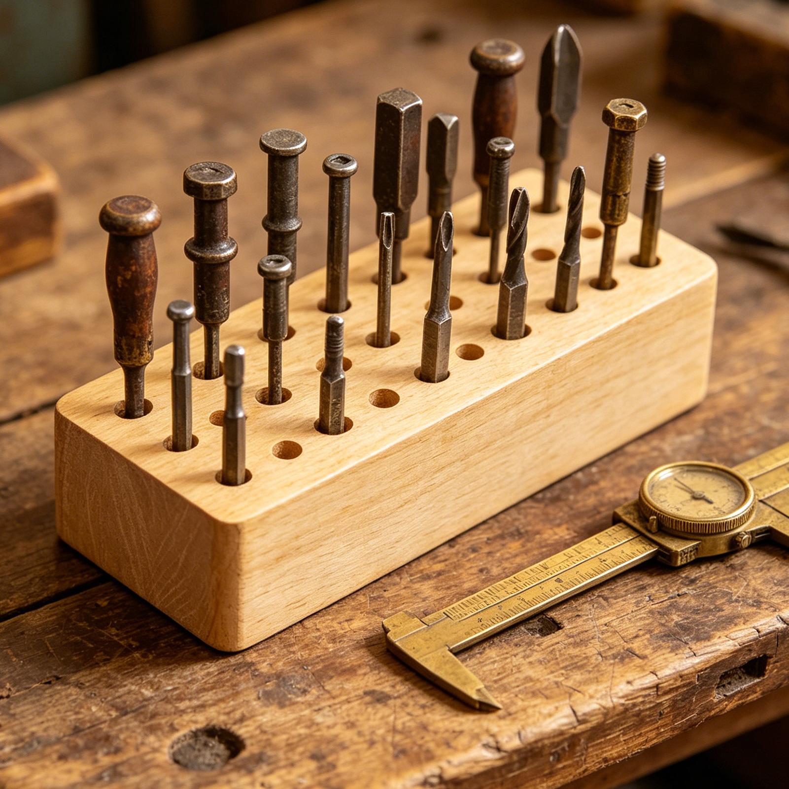 Leather Tool Holder 30-Hole Wo - Leatherwork Hobby のレビューと価格