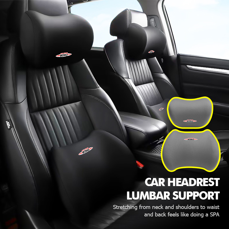 For MINI Memory Cotton Car Hea - Leather Work For Car のレビューと価格