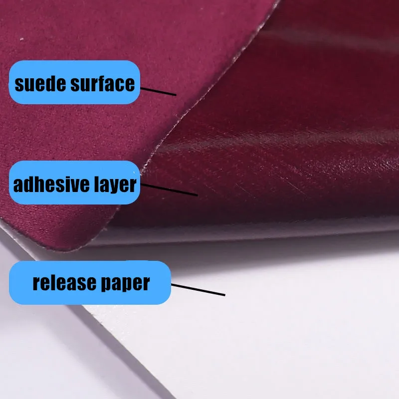 Suede Leather Fabric Self-adhe - Leatherwork Vise のレビューと価格