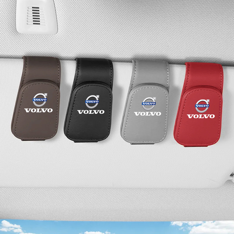 Car Sun Visor Glasses Clip Mag - Leatherwork Clamp のレビューと価格