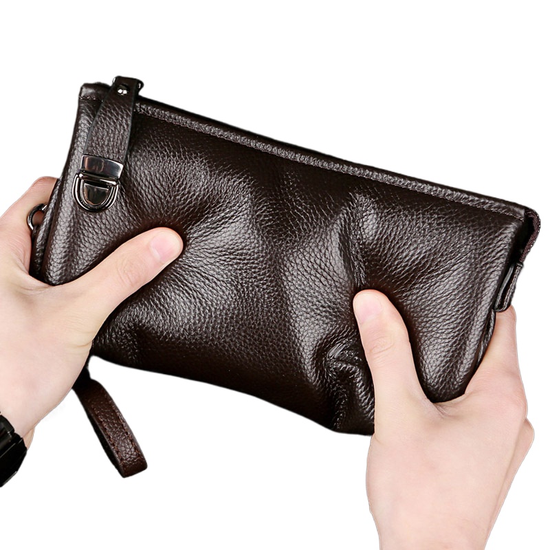 2025 Hand Bag Men Real Cowhide - Leatherwork Clamp のレビューと価格