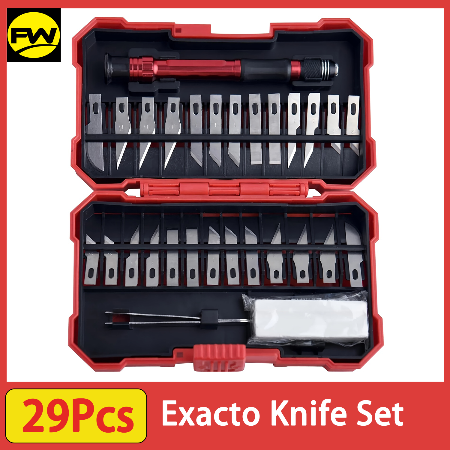 29Pcs Exacto Knife Set, Precis - Leatherwork Hobby のレビューと価格