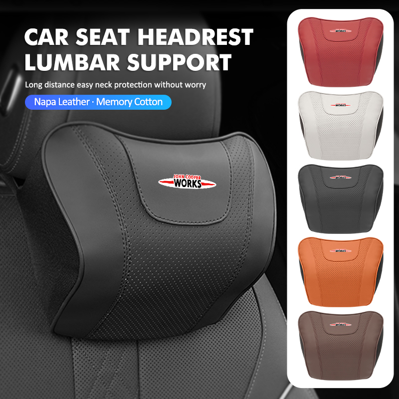 For MINI Car Headrest Lumbar S - Leather Work For Car のレビューと価格
