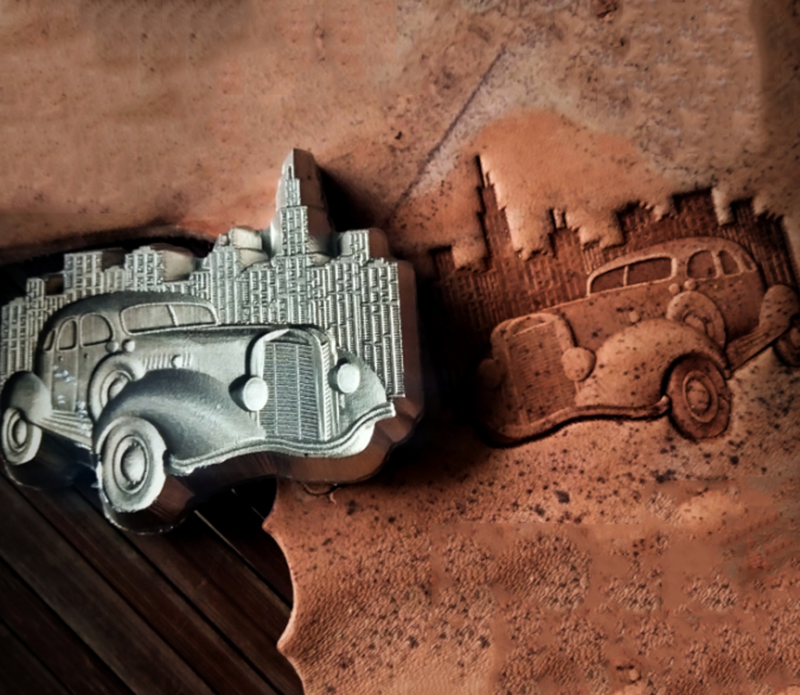 Locomotive style Horseless Vin - Leather Work For Car のレビューと価格