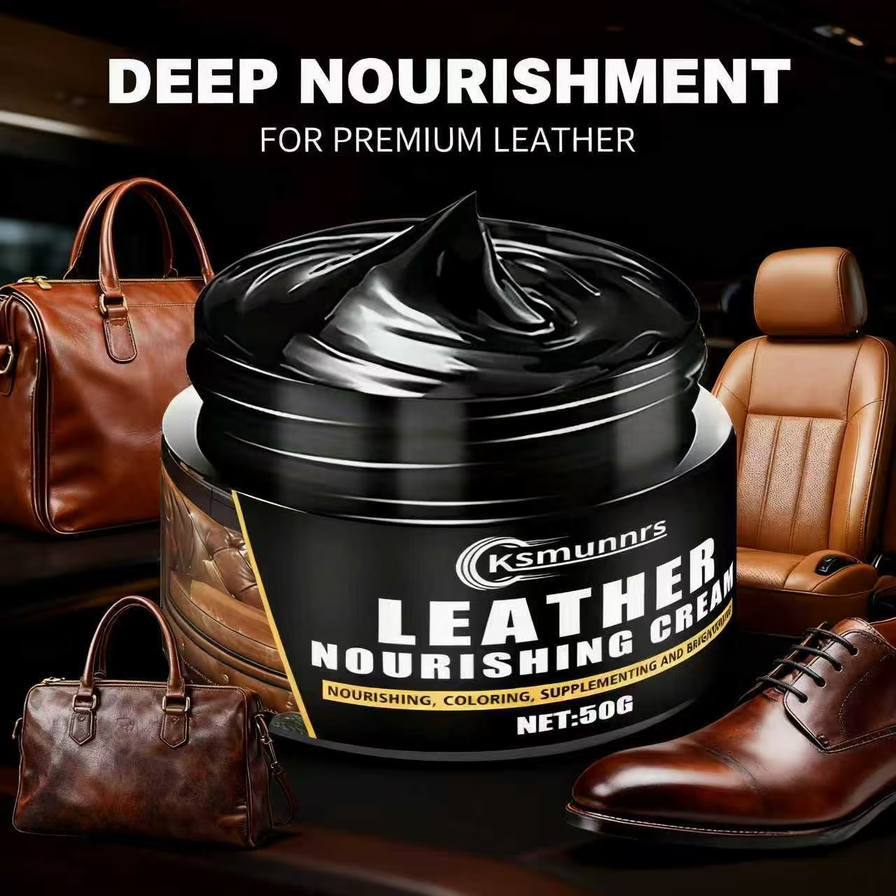 Ksmunnrs 50G Leather Nourishin - Leather Work For Car のレビューと価格