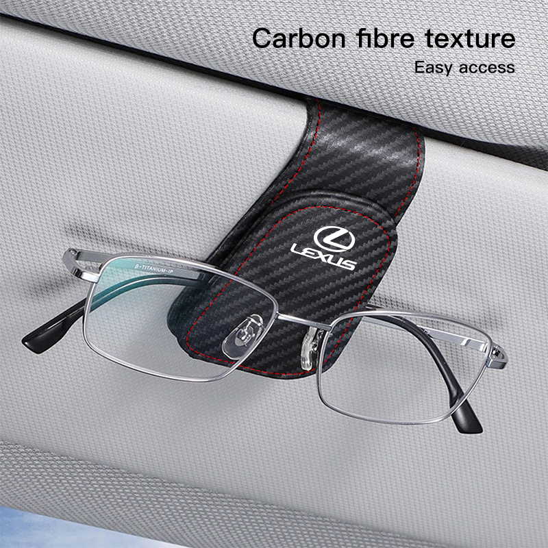 Leather Car Glasses Clip Credi - Leatherwork Clamp のレビューと価格