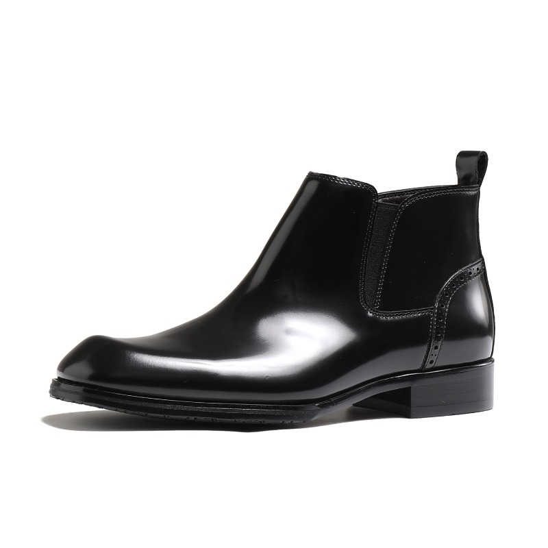 British Men Chelsea Boots Busi - Leather Work Dress のレビューと価格