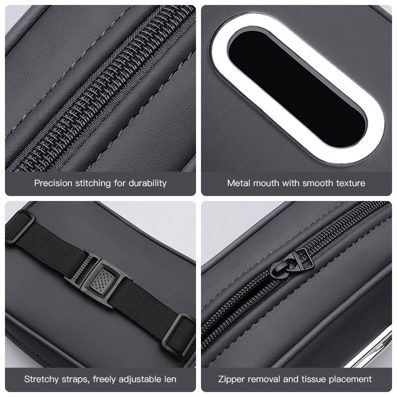 Car Tissue Storage Box Organiz - Leather Work For Car のレビューと価格